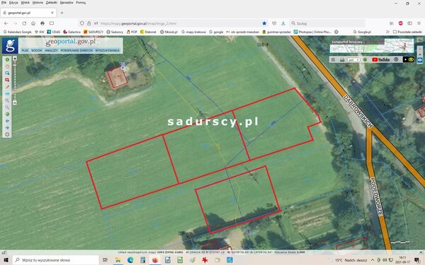 Działka 1070 m2 w Michałowice