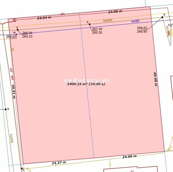 Działka 2400 m2 w Zielonki