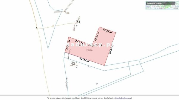 Działka 994 m2 w Skrzeszowice