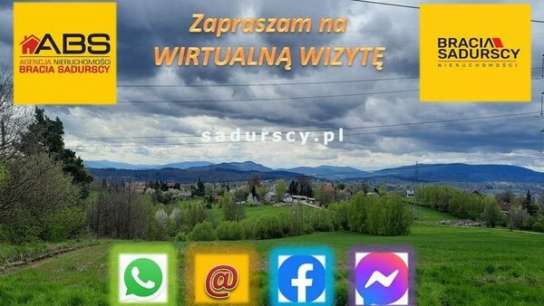 Działka 3400 m2 w Dobczyce