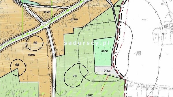 Działka 4973 m2 w Dąbrowa Szlachecka