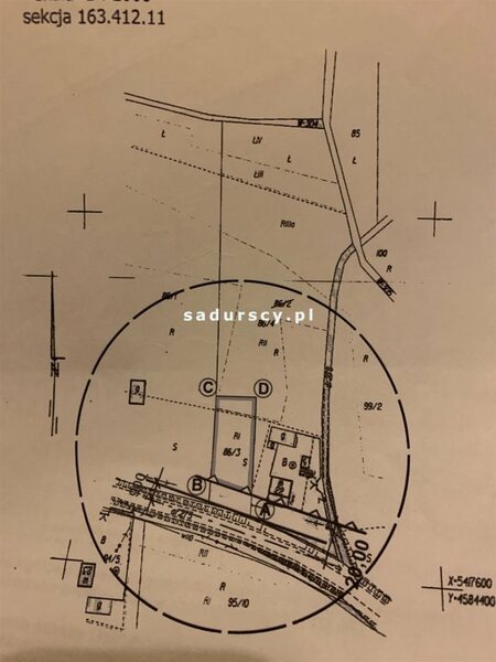 Działka 1500 m2 w Kowala