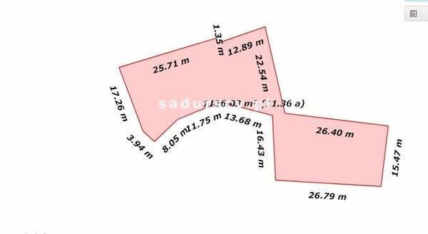 Działka 1200 m2 w Morawica
