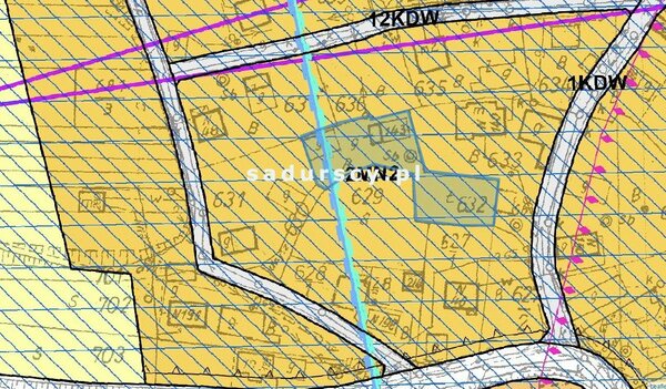 Działka 1200 m2 w Morawica