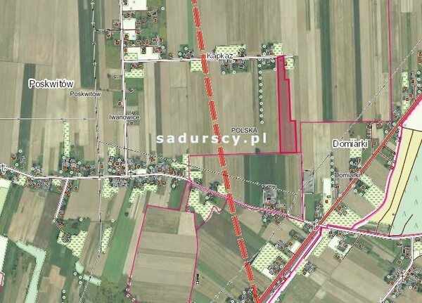 Działka 23281 m2 w Poskwitów