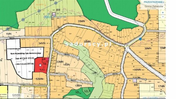 Działka 2279 m2 w Kleszczów