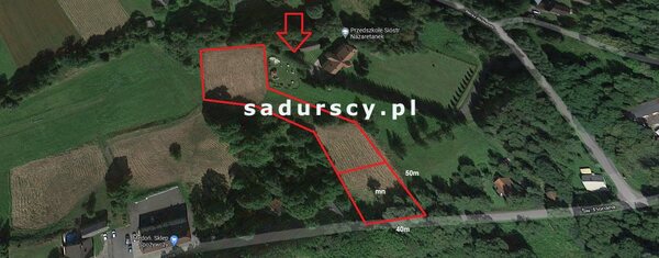 Działka 8175 m2 w Marcyporęba