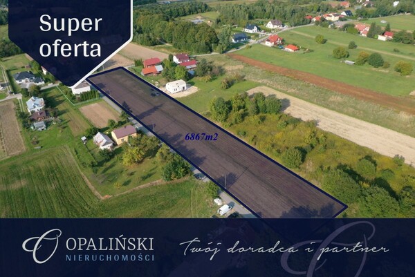 Działka 6867 m2 w powiat jasielski
